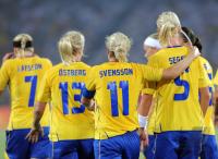FUSSBALL  Olympia 2008   Vorrunde  Frauen   Schweden - Kanada