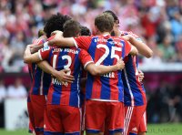 Fussball, 1. Bundesliga  Saison 2013/2014: JUBEL FC Bayern Muenchen