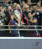 Fussball Champions League Finale 2011: Champions League Sieger 2011:  FC Barcelona  feiert den Sieg