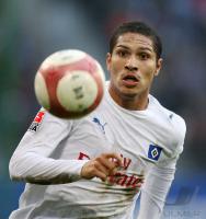 Fussball 1. Bundesliga: Hamburg, GUERRERO Einzelaktion
