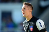 Fussball 1. Bundesliga : Torwart Frank Lehmann (1. FC Heidenheim)