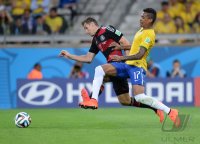 FUSSBALL WM 2014, HALBFINALE: Brasilien - Deutschland