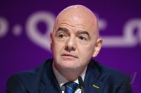 FUSSBALL WM 2022 Eroeffnung Pressekonferenz: FIFA Praesident Gianni Infantino (Schweiz)