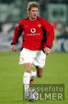 Fussball UCL: MANU, BECKHAM Einzelaktion