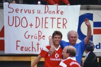 Fussball Matthaeus, Lattek, Hoeness (FC Bayern)