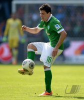 Fussball, 1. Bundesliga  Saison 2013/2014: SV Werder Bremen - Hertha BSC Berlin