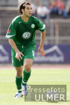 Fussball 1. Bundesliga: Wolfsburg, QUIROGA Einzelaktion
