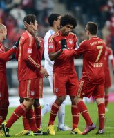 Fussball 1. Bundesliga Saison 12/13: JUBEL FC Bayern Muenchen