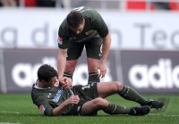 2. Fussball Bundesliga: ENTTAEUSCHUNG Daniel Goehlert, Bernd Rauw (v. li.,  1. FC Union Berlin)