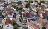Doppel-Jubilaeum 200 Jahre Schlosskauf / 250 Jahre Kirchweihe St.-Martinus-Kirche in Hirrlingen (Kreis Tuebingen)