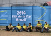 FUSSBALL WM 2014 Vorschau Eroeffnungsspiel: Arena de Sao Paulo