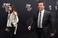 Fussball International  FIFA Ballon d Or 2012: Lothar Matthaeus (Deutschland) mit Anastasia