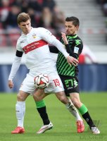 Fussball  1. Bundesliga  14/15: VfB Stuttgart - Borussia Moenchengladbach
