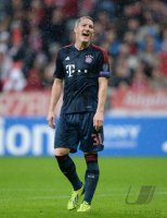 Fussball Champions League 13/14: Bastian Schweinsteiger (FC Bayern Muenchen)