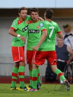 Fussball Saison 2012/2013: DFB Pokal: SV Wacker Burghausen - Fortuna Duesseldorf