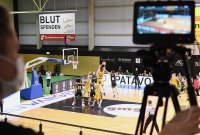 Basketball 2. Bundesliga 2020/2021: Tigers Tuebingen - Tigers Tuebingen - Gladiators Trier