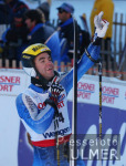 Ski Alpin;  Abfahrt Herren  Wengen Start Max Rauffer (GER) im Hintergrund Eiger, Moench, Jungfrau