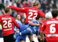 Fussball, 1. Bundesliga: Hannover - Schalke