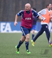 FIFA Praesident Gianni Infantino (Schweiz) erster Tag im Home of Fifa