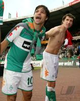 Fussball, 1. Bundesliga: Bremen - Bayern