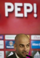 FUSSBALL INTERNATIONAL VORSTELLUNG PEP GUARDIOLA (FC Bayern Muenchen)