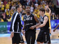 Basketball 1. Bundesliga 15/16 Hauptrunde: Walter Tigers Tuebingen - MHP Riesen Ludwigsburg