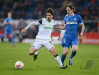 Fussball 1. Bundesliga  2012/2013:  TSG 1899 Hoffenheim - VfL Wolfsburg