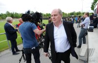 Fussball CHL Finale; Abschluss Training beim FC Bayern Muenchen