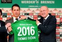 Fussball, 1. Bundesliga, Saison 12/13: Werder Bremen praesentiert Thomas Eichin als neuen Geschaeftsfuehrer Sport