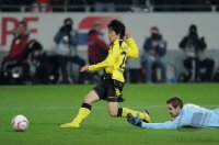 Fussball 1. Bundesliga  Saison 2010/2011: Borussia Dortmund - Borussia Moenchengladbach