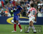 Fussball INTERNATIONAL  EURO 2004  Kroatien-Frankreich im Stadion Dr. Magalhaes Pessoa in Leiria