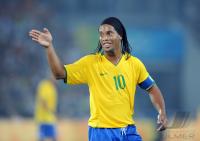 FUSSBALL  Olympia 2008  Halbfinale Maenner Argentinien - Brasilien