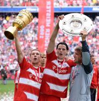 Fussball 1. Bundesliga  2007/2008  Meister FC Bayern Muenchen