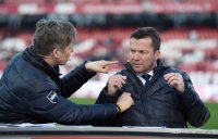 Fussball 1. Bundesliga 13/14: Sky Experten;  Jan Age Fjoertoft (li) und Lothar Matthaeus