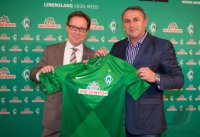 Fussball 1. Bundesliga, Saison 2012/2013, Pressekonferenz SV Werder Bremen zum Sponsoring Engagement von Wiesenhof