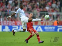 FUSSBALL INTERNATIONAL  CHL Viertelfinale 11/12:  FC Bayern Muenchen - Olympic Marseille