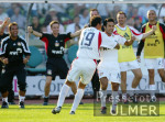 Spielszene FC Bayern Muenchen  -  Bayer Leverkusen