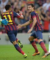 FUSSBALL Primera Division 13/14: JUBEL FC Barcelona