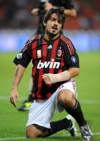 FUSSBALL INTERNATIONAL: AC Mailand - Lazio Rom, GATTUSO