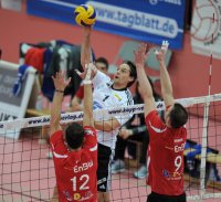 Volleyball  1. Bundesliga  10/11:  ENBW TV Rottenburg - VfB Friedrichshafen