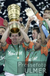 DFB Pokal Finale: Bremen - Aachen, Jubel