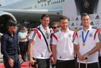 Ankunft der Deutschen Nationalmannschaft in Berlin nach dem Gewinn der Weltmeisterschaft 2014