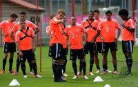 Fussball 1. Bundesliga :  Training beim FC Bayern Muenchen