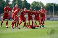 Fussball 1. Bundesliga 2012/2013:  Fototermin beim  FC Bayern Muenchen