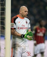 Fussball International Serie A 13/14: Torwart Christian Abbiati (AC Mailand)