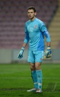 FUSSBALL INTERNATIONAL:  Torwart Etrit Berisha (Albanien)