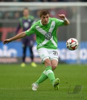Fussball, 1. Bundesliga  Saison 2014/2015: VfL Wolfsburg - SC Freiburg