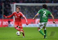 Fussball  1. Bundesliga  13/14: SV Werder Bremen - FC Bayern Muenchen