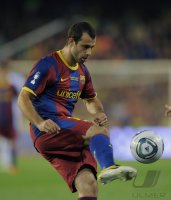 FUSSBALL International  COPA DEL REY  10/11:  Javier Mascherano (Barca)