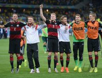 FUSSBALL WM 2014, HALBFINALE: JUBEL Deutschland